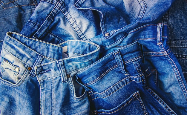 types of jeans materials